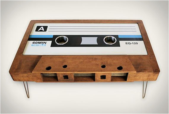 Here’s A Cassette Tape Coffee Table