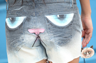 DIY Grumpy Cat Shorts