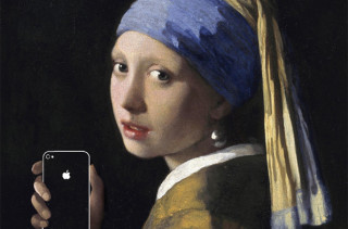 Famous Paintings Updated with iPhones and Junk