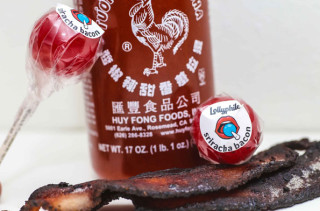 Bacon-Sriracha Lollipops