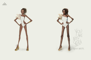 If Models Looked Like Fashion Sketches