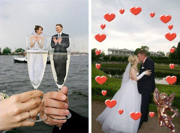 Russian Wedding Pics = Perfection | Incredible Things
 Bad Photoshopped Wedding