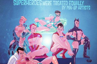 Male Superheroes Reimagined As Pin-Ups