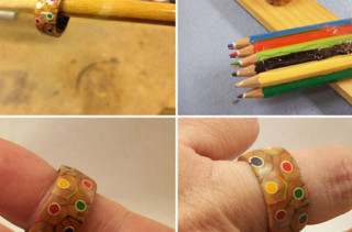 Sorcery!: A Ring Made From A Box Of Colored Pencils
