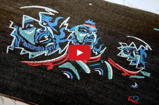 The First Embroidered Music Video Ever Is Bad-ass Craftiness