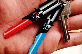Practice Your Jedi Mind Tricks With A Lightsaber Shaped Key