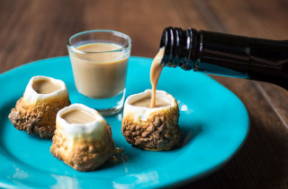 Drink Then Eat These Toasted Marshmallow Shot Glasses