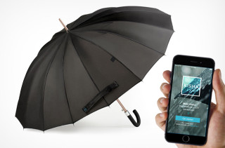 Smart Umbrella Reminds You To Take It Along When There's A Chance Of Rain