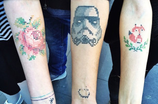 Why Not Make Your Next Tattoo A Cross Stitch Tattoo?