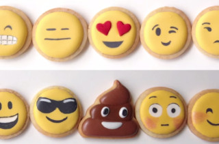 A Video Tutorial Showing How To Make Your Own Emoji Cookies!