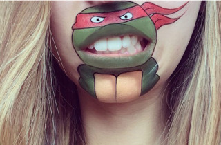 This Makeup Artist Paints Cartoon Characters Onto Her Lips