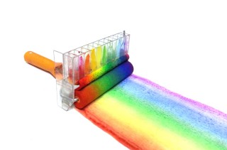 The Rainbow Roller Is A DIY Paint Roller That Paints Rainbows