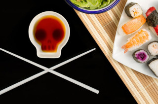 The Skull Soy Dish Set Is A Reminder Of Your Mortality
