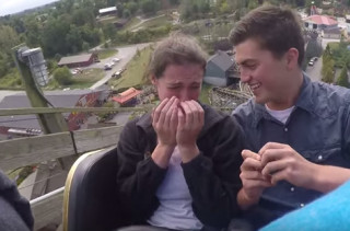 This Roller Coaster Proposal Is The Sweetest Thing