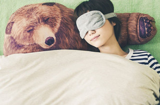 Get A Nice Cozy Faux Bear Hug From This Lifelike Bear Pillow