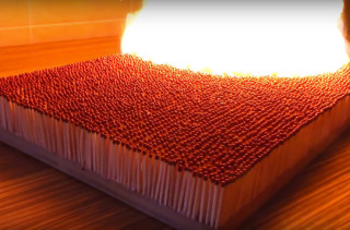 6,000 Matches Being Lit At Once Is Something To Behold